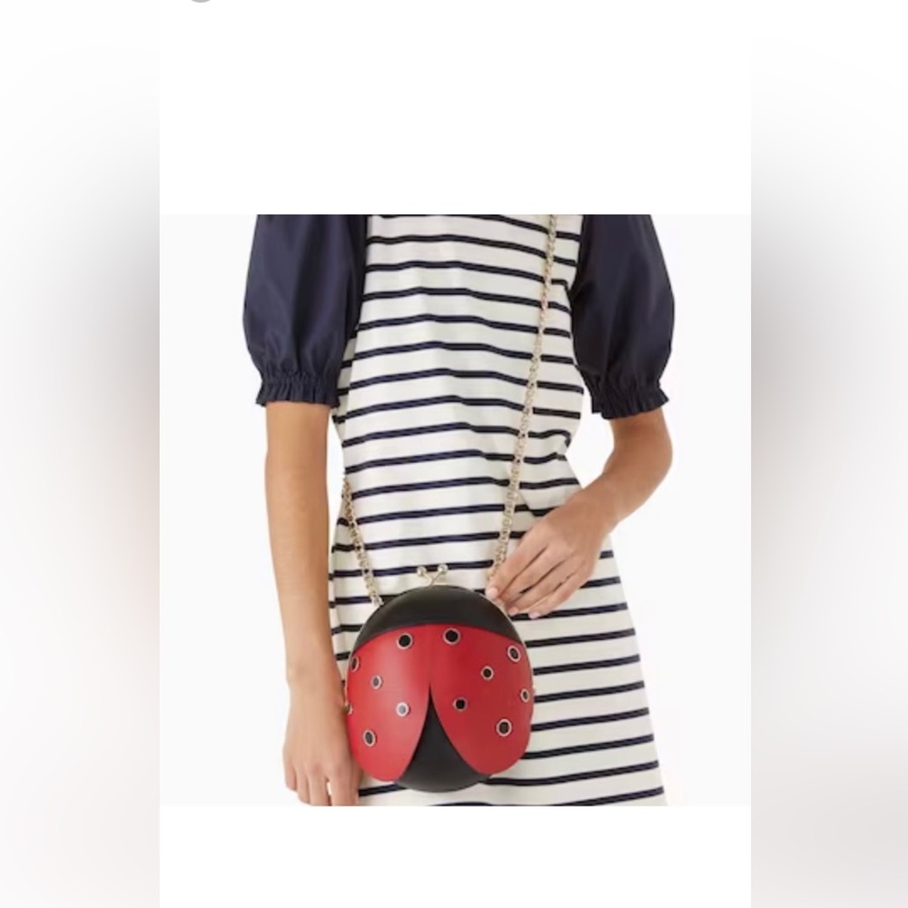 Kate Spade 3d ladybug novelty leather bag